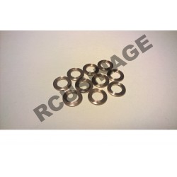 RONDELLES BRONZE ALESAGE 6mm, DIAMETRE 12mm, EPAISSEUR 1mm LOT DE 10