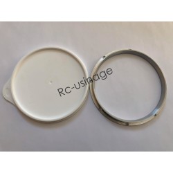 CERCLAGE ALU + COUVERCLE PLASTIQUE