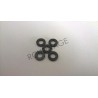 RONDELLES PEEK Ø 12mm, Al 6.35mm, Ep 2mm LOT DE 5